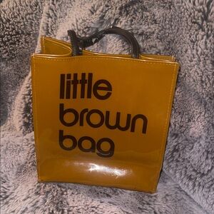Bloomingdale’s Little Brown Bag - Tan Tote Plastic